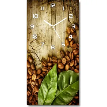Hodiny Moderní hodiny nástěnné Zrnka kávy