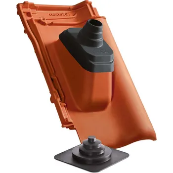 pálená krytina CREATON Průchody střechou Taška prostupová anténní NW 60 Břidlicová engoba