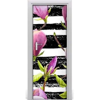 Fototapeta Samolepící fototapeta na dveře magnolie 75x205 cm