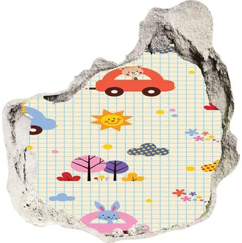 Fototapeta Samolepící nálepka na zeď Autíčka