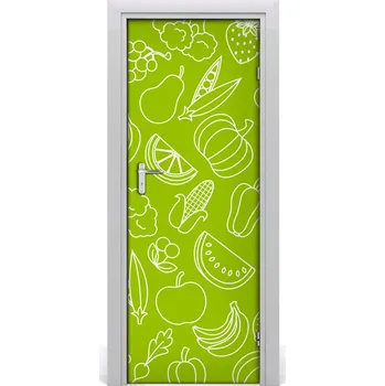 Fototapeta Fototapeta na dveře samolepící zelenina a ovoce 75x205 cm