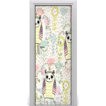 Fototapeta Samolepící fototapeta na dveře Sovy 75x205 cm