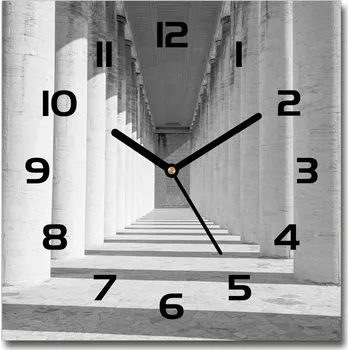 Hodiny Skleněné nástěnné hodiny čtverec Chodba