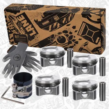 Motor automobilu Sada pístu ET ENGINETEAM PM014800VR1