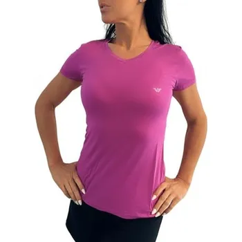 Dámské tričko Dámské triko Emporio Armani EW000409 AF10889 růžové růžová S