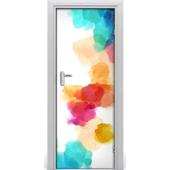Fototapeta Samolepící fototapeta na dveře Barevné fleky 85x205 cm