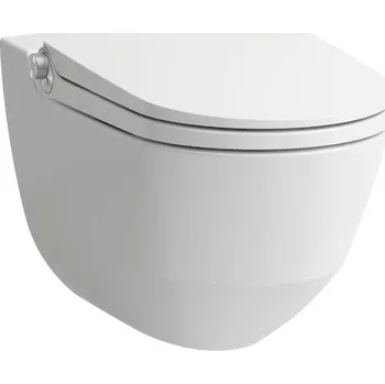 WC sada AKCE Cleanet Riva bílá mat - závěsný klozet+podomítkový modul+chrom mat tlačítko H8206917570001+matné tlačítko