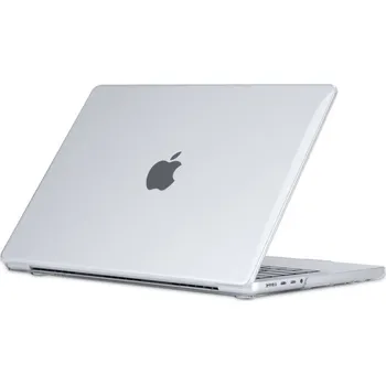 Pouzdro na mobilní telefon Tech-Protect Polykarbonatové pouzdro na MacBook Pro 14 (2021-2025) - Tech-Protect, SmartShell Crystal Clear
