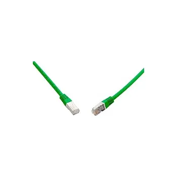 Síťový kabel SOLARIX 10G patchkabel CAT6A SFTP LSOH 3m,zelený
