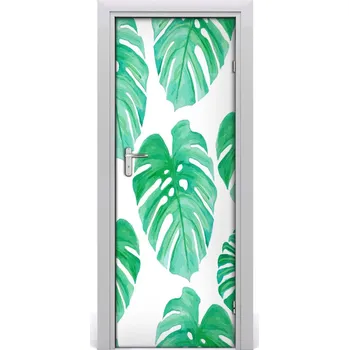 Fototapeta Samolepící fototapeta na dveře Monstera 75x205 cm