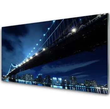 Obklad Skleněné obklady do kuchyně Most Město Architektura 125x50 cm