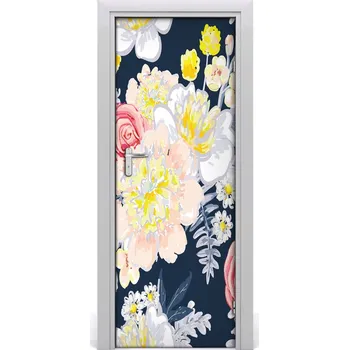 Fototapeta Samolepící fototapeta na dveře kytice květin 95x205 cm