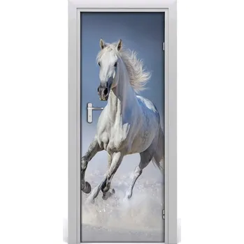 Fototapeta Samolepící fototapeta na dveře Kůň ve cvalu 75x205 cm