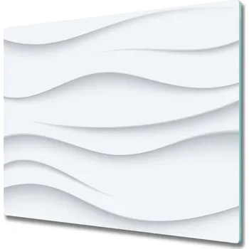 Kuchyňské prkénko Skleněná krájecí deska Odběr vln 60x52 cm