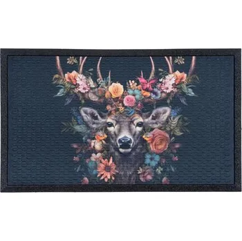 Gumová rohožka s jelenem LIMA 45x75cm