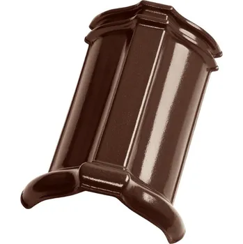 pálená krytina TONDACH Hřebenáč HRANICE Hřebenáč drážkový č. 2 (š. 21 cm) ědá Amadeus Glazura