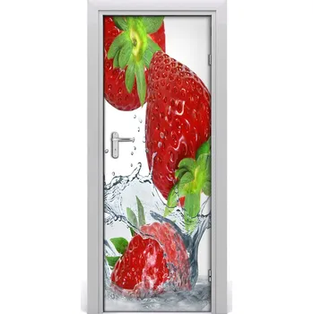 Fototapeta Fototapeta na dveře samolepící jahody 85x205 cm
