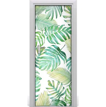 Fototapeta Samolepící fototapeta na dveře tropické listí 95x205 cm