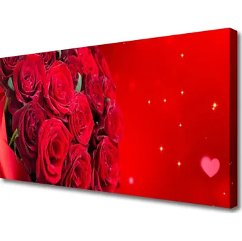 Obraz Obraz na plátně Růže Květiny Rostlina 140x70 cm