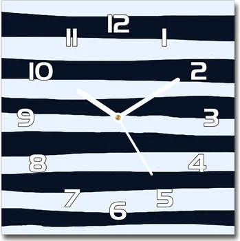 Hodiny Skleněné hodiny čtverec Pozadí v pásky