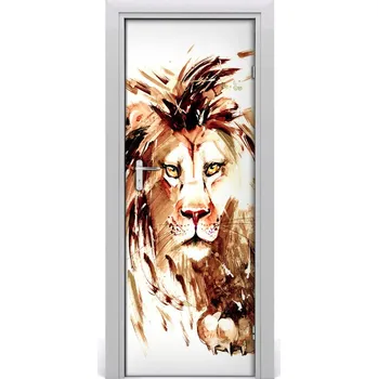 Fototapeta Samolepící fototapeta na dveře Lev 85x205 cm