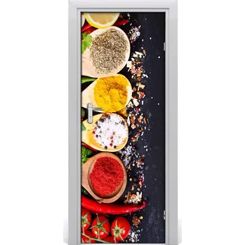 Fototapeta Samolepící fototapeta na dveře koření 75x205 cm