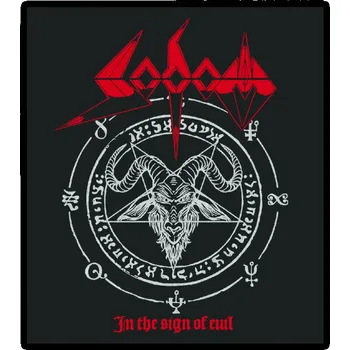Nášivka nášivka na záda, zádovka Sodom - In The Sign Of Evil