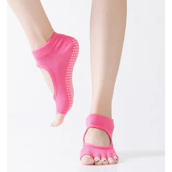 Sportago Sanya bezprsté ponožky na jógu - růžová