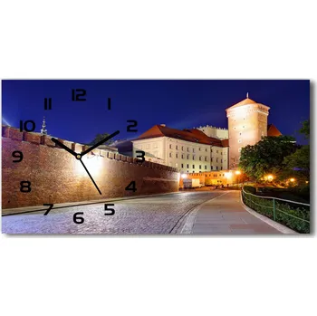 Hodiny Skleněné hodiny na stěnu tiché Krakov Polsko