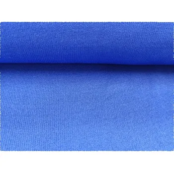 Oboulícní úplet, hrubý náplet, královská modrá, látky, metráž - šíře 2 x 37 cm - TUNEL - II.JAKOST