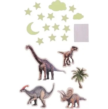 Party dekorace Svítící dinosauři na zeď