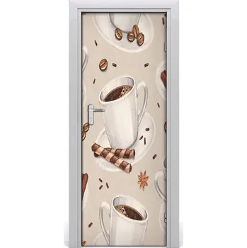 Fototapeta Fototapeta na dveře samolepící šálek kávy 85x205 cm