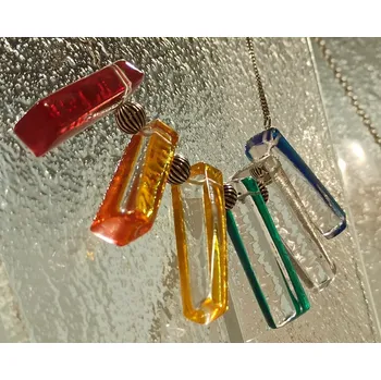 Náhrdelník Skleněný náhrdelník RAINBOW NH2602