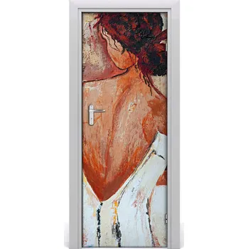 Fototapeta Samolepící fototapeta na dveře Žena 75x205 cm