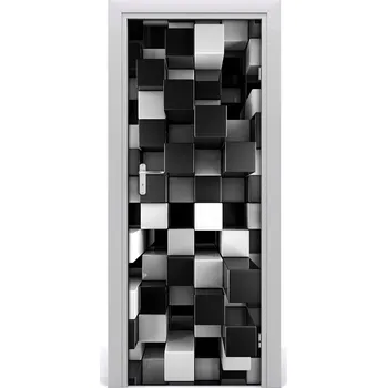Fototapeta Samolepící fototapeta na dveře Abstrakce kostky 85x205 cm