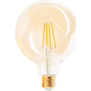 Žárovka Dekorativní LED žárovka E27 6 W teplé barvy ORO-E27-G80-FL-AMBER-6 W-DIMM