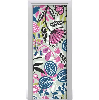 Fototapeta Samolepící fototapeta na dveře květiny 85x205 cm
