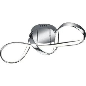 Stříbrné stropní LED svítidlo PERUGIA 60 cm