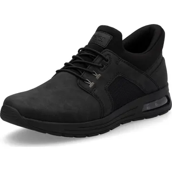 Pánské tenisky PÁNSKÉ TENISKY RIEKER B1053-00 ČERNÁ Barva: Černá, Velikost: 44