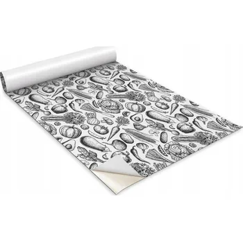 Tapeta Samolepicí fólie tapeta na desku stolu kreslená zelenina 100 x 50 cm