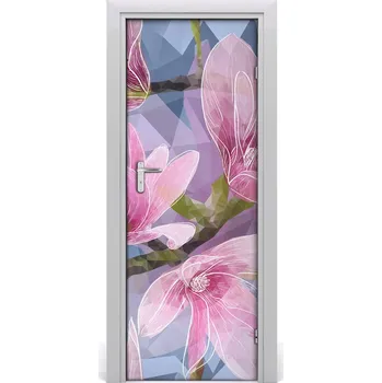 Fototapeta Samolepící fototapeta na dveře magnolie 85x205 cm