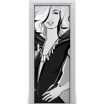 Fototapeta Samolepící fototapeta na dveře Ilustrace móda 85x205 cm