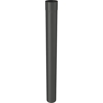 okap OKAPY POZINK LAKOVANÉ ZAMBELLI Pozink-lak svody 100 mm Svodová roura kruhová 100 d.3m RAL 9005 Černa