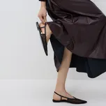 Reserved - Baleríny s otevřenou patou - černý - 464CP-99X - 464CP-99X-42