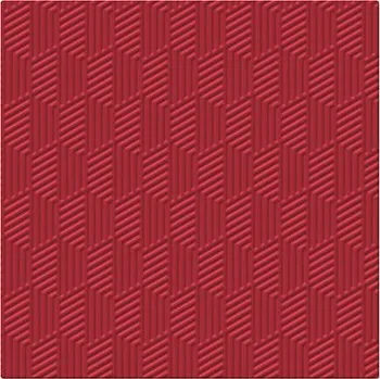 Papírový ubrousek Červené dekorativní papírové ubrousky INSPIRATION TEXTURE 20 ks