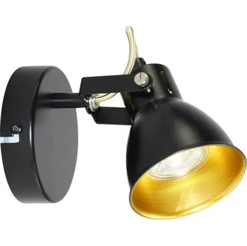 Nástěnné svítidlo Černo-zlaté nástěnné svítidlo ORO FALCO