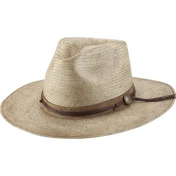 Klobouk Pánský letní klobouk OASIS – Shantung Panama, ručně zdobený vintage styl Velikost: 61 cm (XL)