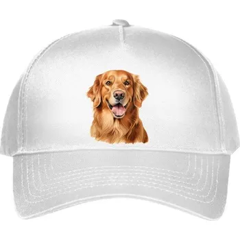 Kšiltovka Kšiltovka s potiskem Zlatý retrívr hlava