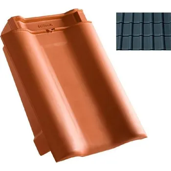 pálená krytina CREATON Balance LENTI Okrajová taška levá Břidlicová engoba