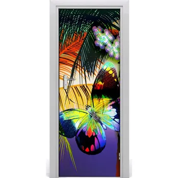 Fototapeta Fototapeta samolepící Barevné květiny 85x205 cm